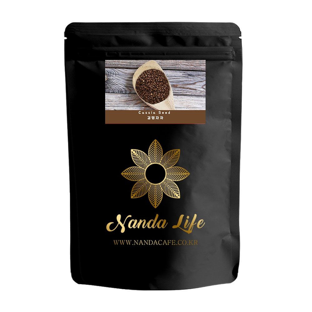 Nanda Life Premium Roasted Cassia Seed Tea 50 Tea Bags 100% Korean Natural Herb Tea Caffeine-Free Clear Vision Daily Wellness _ Made in Korea